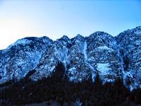 26-FromSnowbirdParkingLot Looking up from the parking lot at Snowbird.