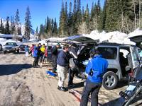 27-S-B-parking Early Snowbirds.