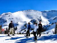 28-Snowbird Across the bowl to Hidden peak 11,000 ft. high.