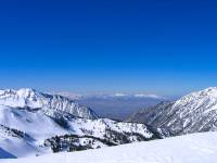 33-Top-Of-Snowbird From The top of Hidden Peak looking down to Salt Lake city.